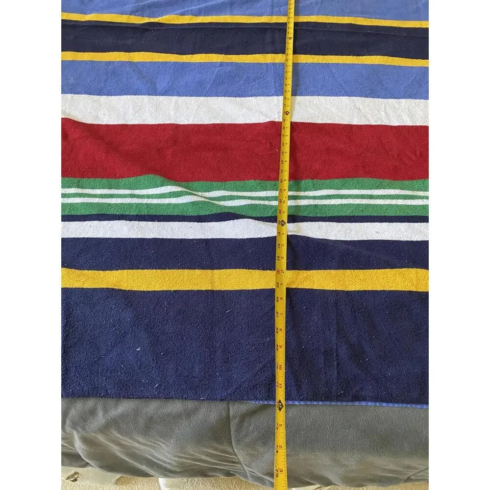 Colorful Large Striped Beach Towel